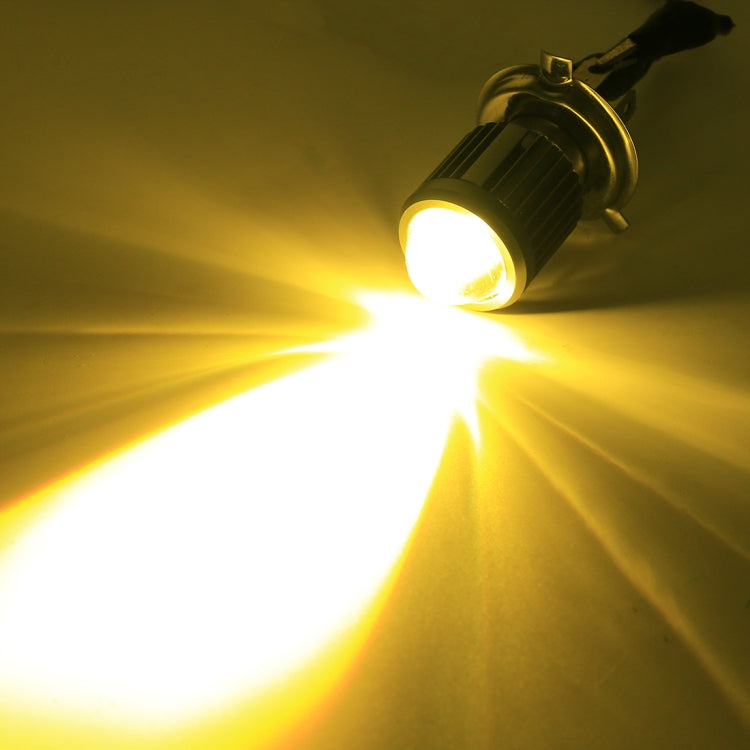 H4 DC12-80V / 10W / 6000K / 3000K / 800LM Bicolor Motorcycle Headlights with Projector Lens by buy2fix