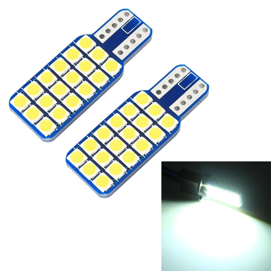 2 PCS T10 / W5W / 168 DC12V 1.8W 6000K 140LM 18LEDs SMD-3030 Car Reading Lamp Clearance Light, with Decoder - Clearance Lights by buy2fix | Online Shopping UK | buy2fix