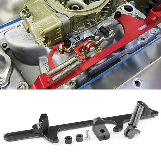 Car Modification Accessories Aluminum Alloy 4500 Series Cable Base Throttle Bracket Throttle Valve Cable(Black) - Engine Fittings by buy2fix | Online Shopping UK | buy2fix