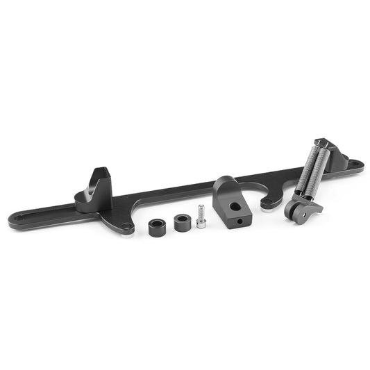 Car Modification Accessories Aluminum Alloy 4500 Series Cable Base Throttle Bracket Throttle Valve Cable(Black) - Engine Fittings by buy2fix | Online Shopping UK | buy2fix