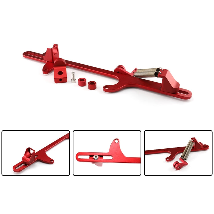 Car Modification Accessories Aluminum Alloy 4500 Series Cable Base Throttle Bracket Throttle Valve Cable(Blue) - Engine Fittings by buy2fix | Online Shopping UK | buy2fix