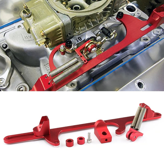Car Modification Accessories Aluminum Alloy 4500 Series Cable Base Throttle Bracket Throttle Valve Cable(Red) - Engine Fittings by buy2fix | Online Shopping UK | buy2fix