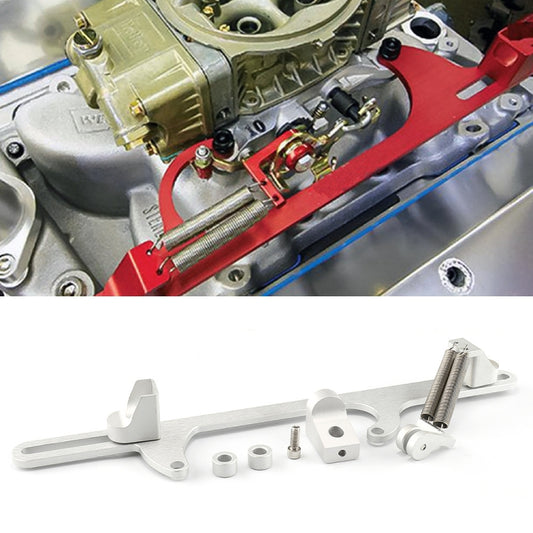 Car Modification Accessories Aluminum Alloy 4500 Series Cable Base Throttle Bracket Throttle Valve Cable(Silver) - Engine Fittings by buy2fix | Online Shopping UK | buy2fix