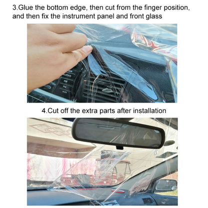 Car Quarantine Transparent Anti-spray Shield Anti-Saliva Protective Film, Driver Seat Universal by buy2fix