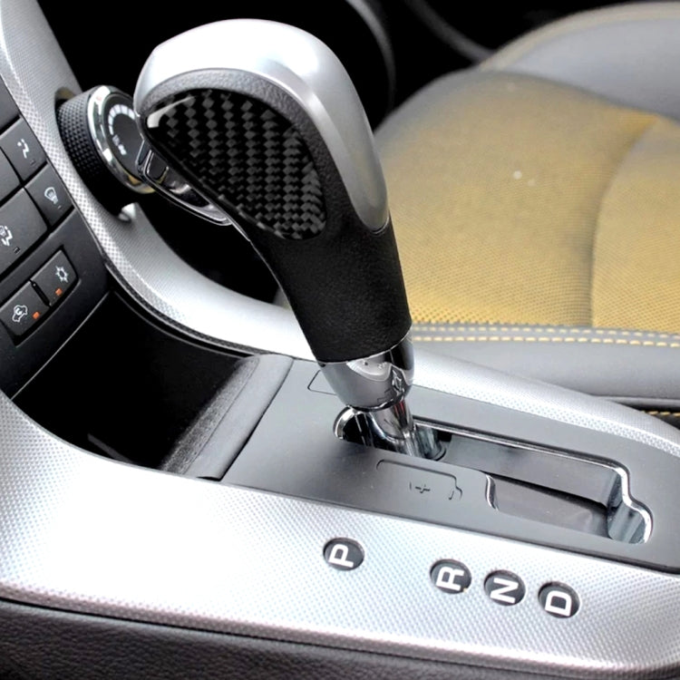 Car Carbon Fiber Center Control Gear Shift Panel Decorative Sticker for Chevrolet Cruze 2009-2015, Left and Right Drive Universal by buy2fix