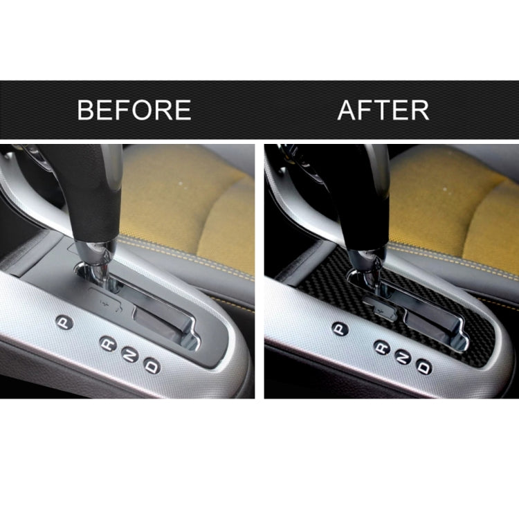 Car Carbon Fiber Center Control Gear Shift Position Panel Decorative Sticker for Chevrolet Cruze 2009-2015, Left and Right Drive Universal by buy2fix