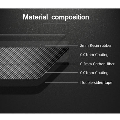 4 PCS Car Carbon Fiber Door Bowl Decorative Sticker for Chevrolet Cruze 2009-2015, Left and Right Drive Universal - Car Interior Mouldings by buy2fix | Online Shopping UK | buy2fix