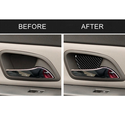 4 PCS Car Carbon Fiber Door Bowl Decorative Sticker for Chevrolet Cruze 2009-2015, Left and Right Drive Universal - Car Interior Mouldings by buy2fix | Online Shopping UK | buy2fix
