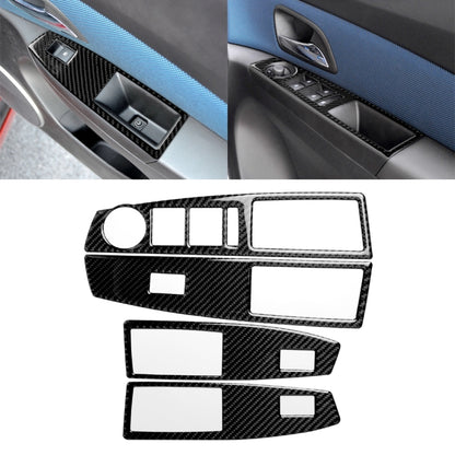Car Carbon Fiber Window Lift Switch Panel Decorative Sticker for Chevrolet Cruze 2009-2015, Right Drive by buy2fix