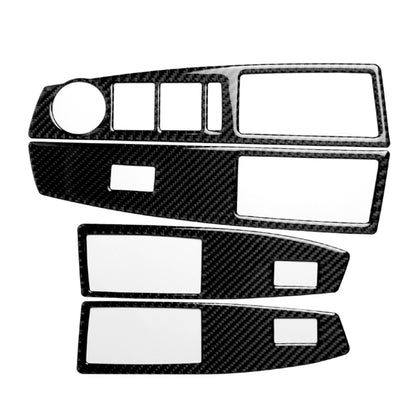 Car Carbon Fiber Window Lift Switch Panel Decorative Sticker for Chevrolet Cruze 2009-2015, Right Drive by buy2fix