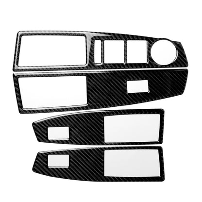 Car Carbon Fiber Window Lift Switch Panel Decorative Sticker for Chevrolet Cruze 2009-2015, Left Drive by buy2fix