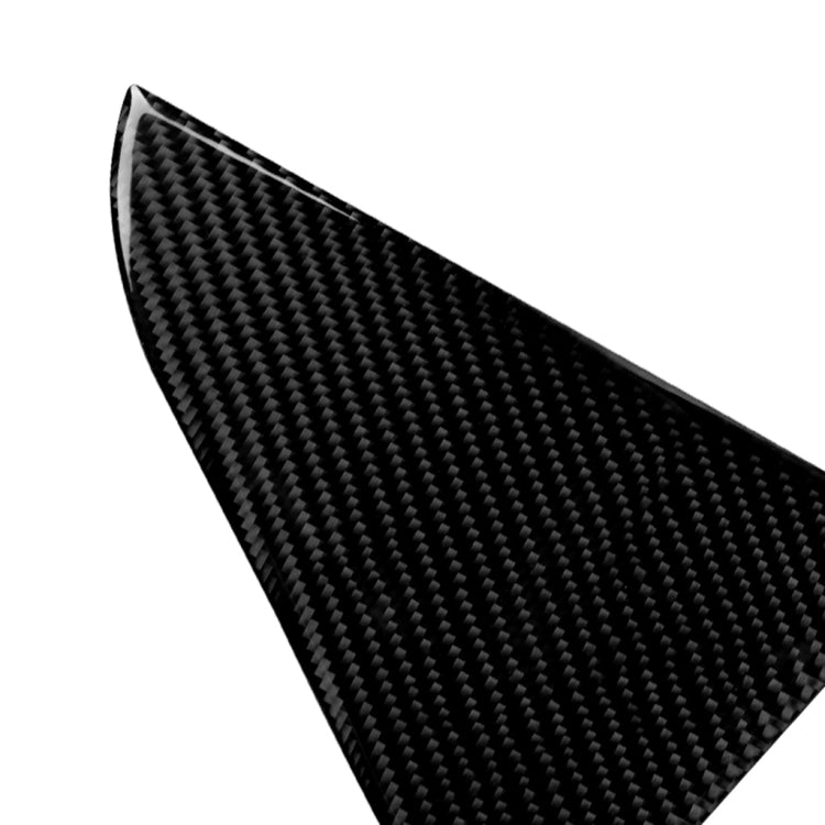 Car Carbon Fiber Rear Triangle Glass Decorative Sticker for Chevrolet Cruze 2009-2015, Left and Right Drive Universal by buy2fix