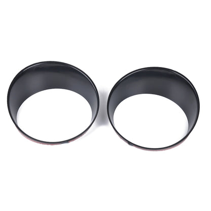 Car Mesh Grille Grill Insert + Headlight Turn Light Cover Trim for Jeep Wrangler JL 2018-2019(Black) by buy2fix