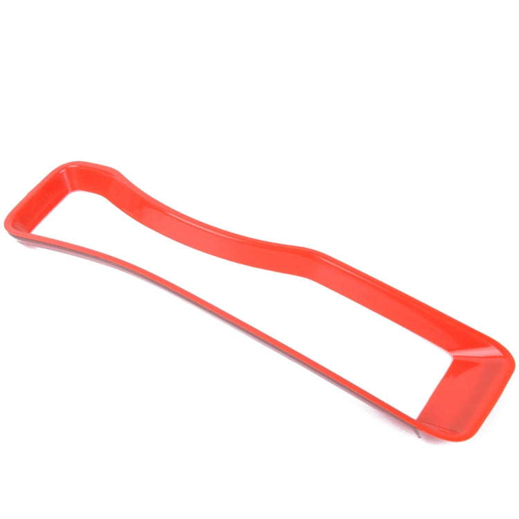 Car Mesh Grille Grill Insert + Headlight Turn Light Cover Trim for Jeep Wrangler JL 2018-2019(Red) by buy2fix