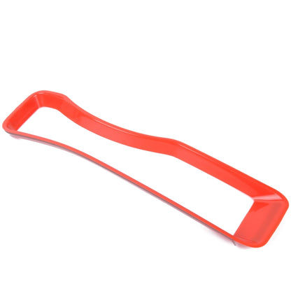 Car Mesh Grille Grill Insert + Headlight Turn Light Cover Trim for Jeep Wrangler JL 2018-2019(Red) by buy2fix