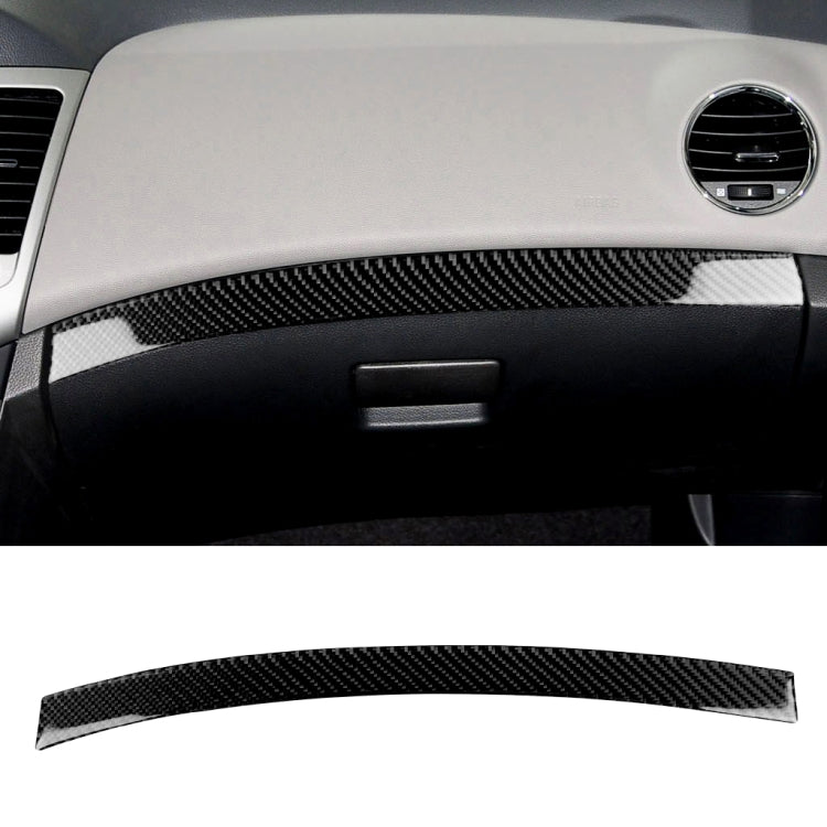 Car Carbon Fiber Dashboard Decorative Stripe for Chevrolet Cruze 2009-2015, Left Drive by buy2fix