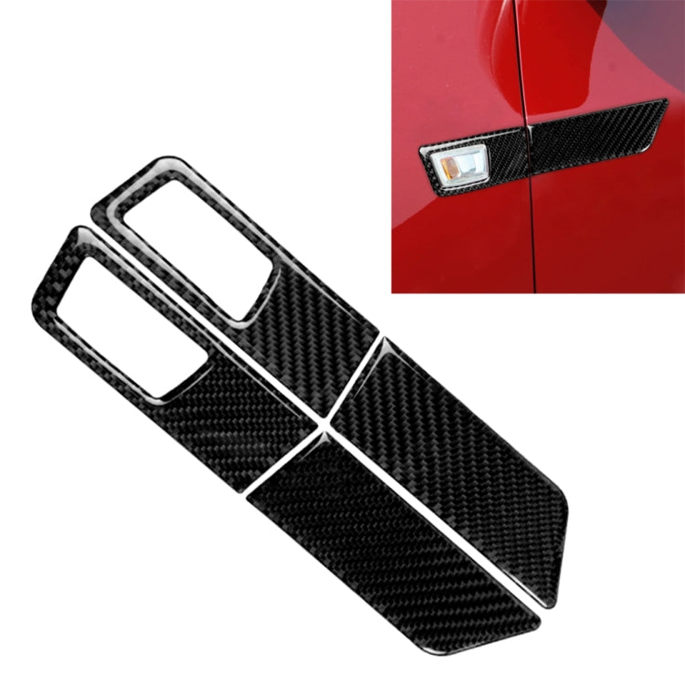 4 in 1 Car Carbon Fiber Turn Light Panel Decorative Sticker for Chevrolet Cruze 2009-2015, Left and Right Drive Universal - Car Interior Mouldings by buy2fix | Online Shopping UK | buy2fix