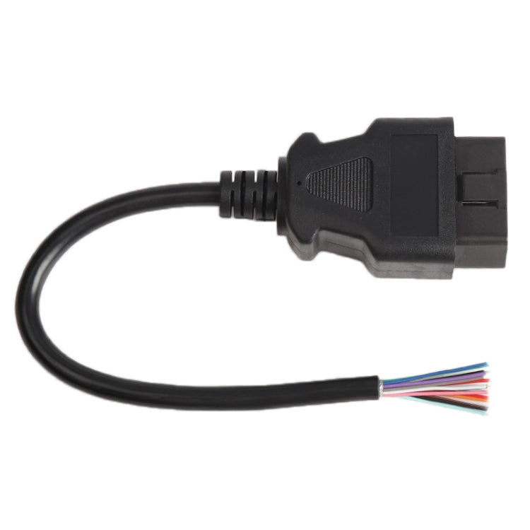 16PIN Male OBD Cable Opening Line OBD 2 Extension Cable for Car Diagnostic Scanner, Cable Length: 60cm - Cables & Connectors by buy2fix | Online Shopping UK | buy2fix