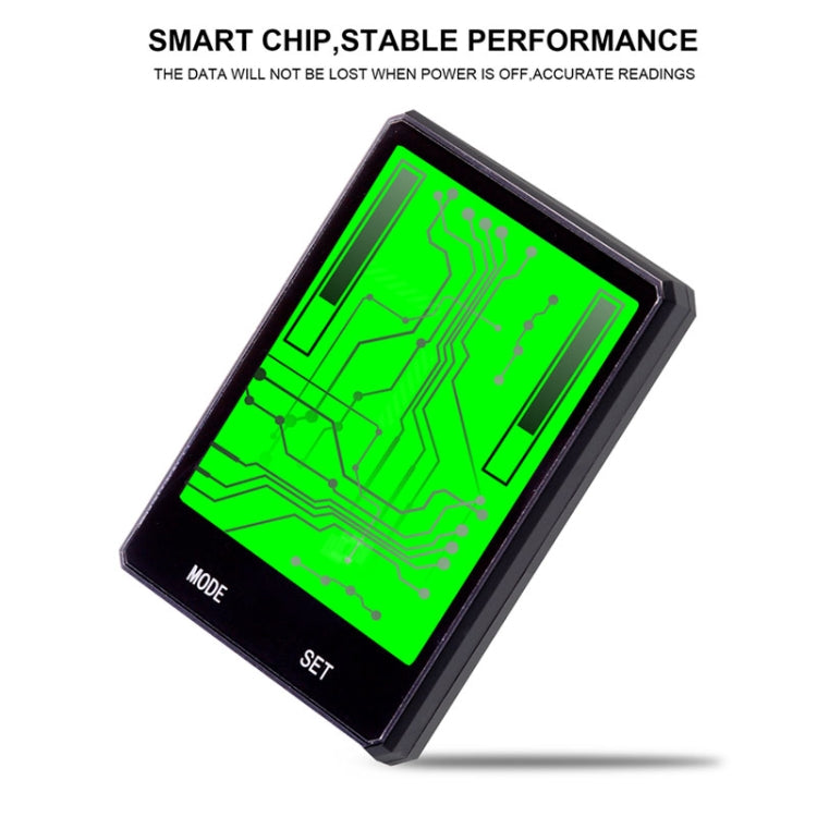 2.8 inch English Wireless Waterproof Cycle Computer LCD Odometer Speedometer with Extension Holder by buy2fix