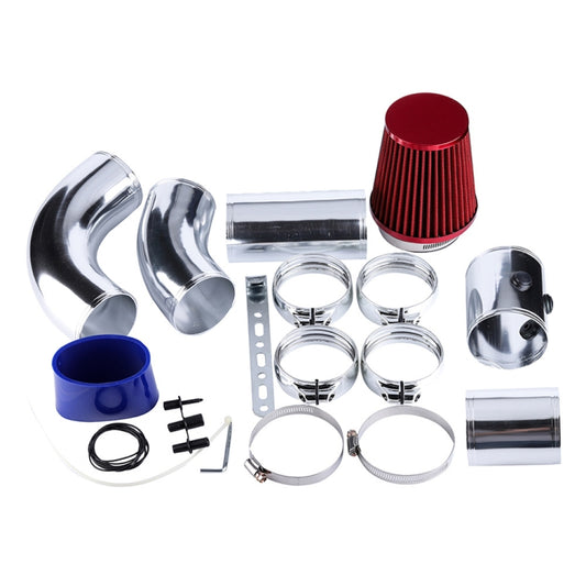 76mm Universal Cold Air Filter Inlet Hose Air Intake Pipe Hose Modification Kit - Air Intake System by buy2fix | Online Shopping UK | buy2fix