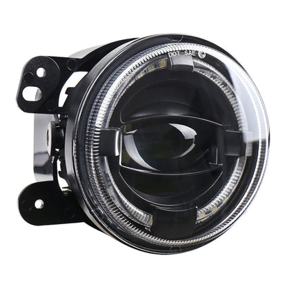 2 PCS 4 inch Car LED Angel Eyes Spotlight Modified Fog Lights for Jeep Wrangler / Dodge / Chrysler PT Cruiser - Work Lights by buy2fix | Online Shopping UK | buy2fix