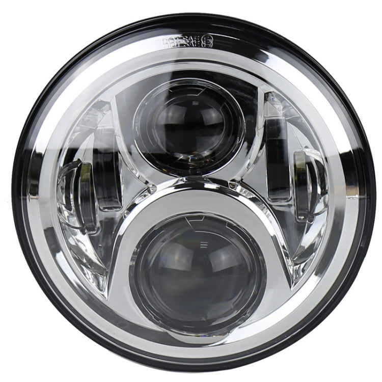 7 inch Round LED Motorcycle Headlight Modified Spotlight for Honda (Silver) by buy2fix
