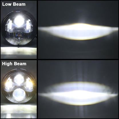 7 inch Round LED Motorcycle Headlight Modified Spotlight for Honda (Silver) by buy2fix