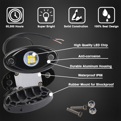 Universal Car Chassis Atmosphere Lights Decorative Lamp Deck Light (Blue Light) by buy2fix