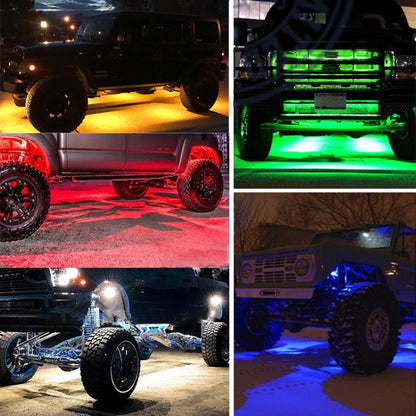 Universal Car Chassis Atmosphere Lights Decorative Lamp Deck Light (Red Light) by buy2fix