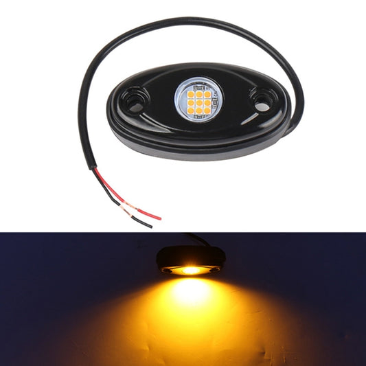 Universal Car Chassis Atmosphere Lights Decorative Lamp Deck Light (Yellow Light) by buy2fix