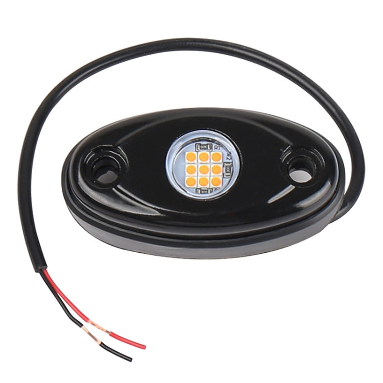 Universal Car Chassis Atmosphere Lights Decorative Lamp Deck Light (Yellow Light) by buy2fix