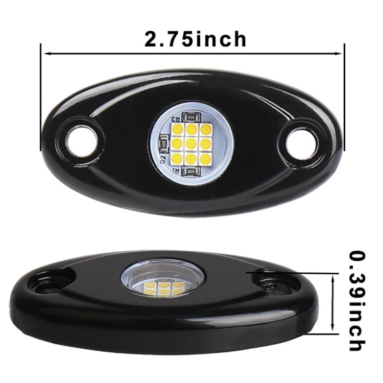 Universal Car Chassis Atmosphere Lights Decorative Lamp Deck Light (Yellow Light) by buy2fix