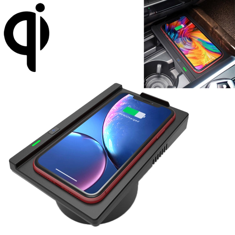 Car Qi Standard Wireless Charger 10W Quick Charging for 2014-2018 BMW X5 / X6, Left Driving - Wireless Charging Pads by buy2fix | Online Shopping UK | buy2fix