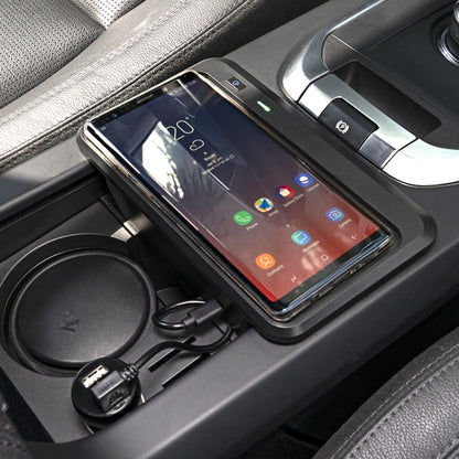 Car Qi Standard Wireless Charger 10W Quick Charging for 2015-2019 Land Rover Discovery Sport, Left Driving - Wireless Charging Pads by buy2fix | Online Shopping UK | buy2fix