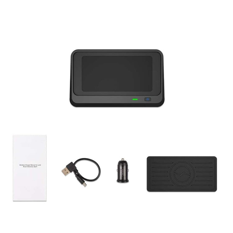 Car Qi Standard Wireless Charger 10W Quick Charging for 2015-2019 Land Rover Discovery Sport, Left Driving - Wireless Charging Pads by buy2fix | Online Shopping UK | buy2fix