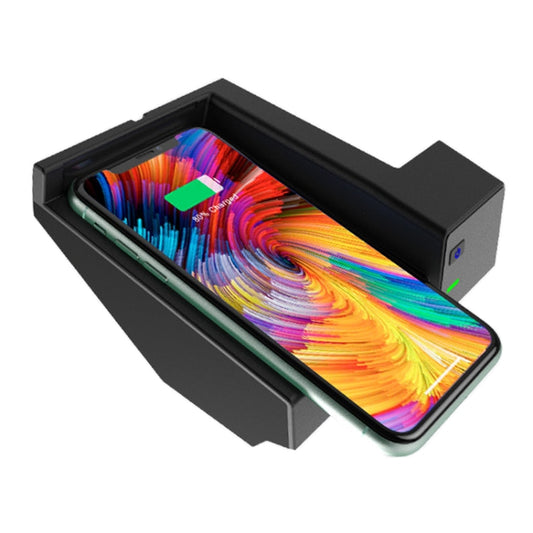 Car Qi Standard Wireless Charger 10W Quick Charging for 2015-2020 Mercedes-Benz C Class / GLC, Left Driving - Wireless Charging Pads by buy2fix | Online Shopping UK | buy2fix