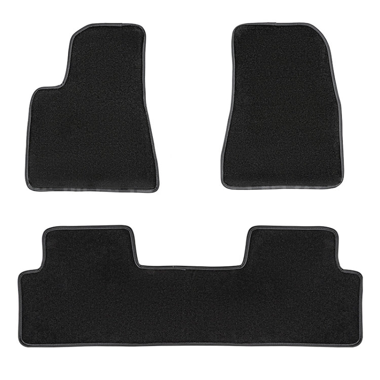 3 in 1 Car Velvet Foot Mat for Tesla Model 3 before 2021 by buy2fix