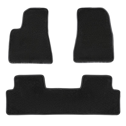 3 in 1 Car Velvet Foot Mat for Tesla Model 3 before 2021 by buy2fix