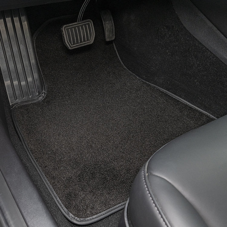 3 in 1 Car Velvet Foot Mat for Tesla Model 3 before 2021 by buy2fix