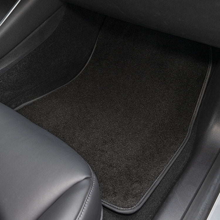 3 in 1 Car Velvet Foot Mat for Tesla Model 3 before 2021 by buy2fix