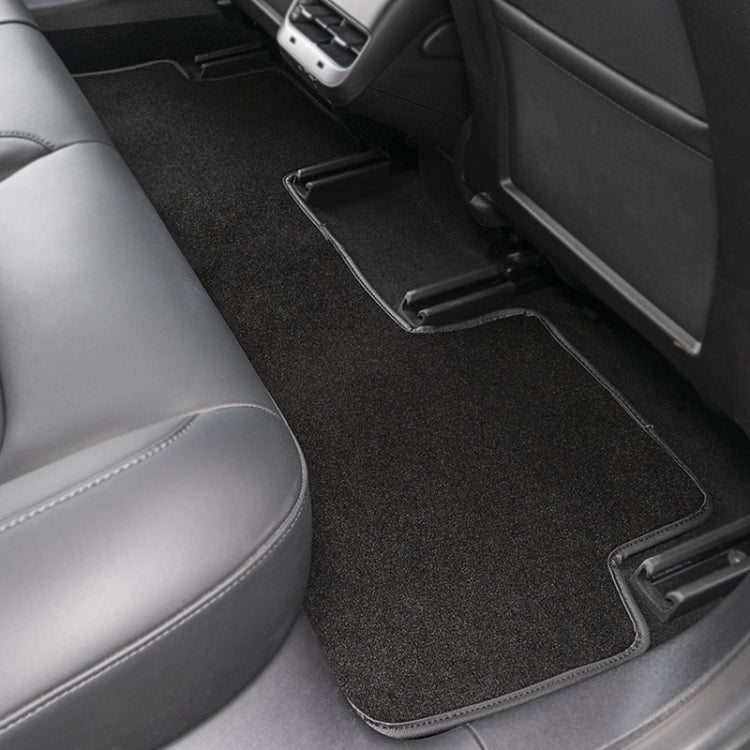 3 in 1 Car Velvet Foot Mat for Tesla Model 3 before 2021 by buy2fix