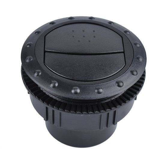 Universal 60mm Round AC Air Outlet Vent for RV Bus Boat Yacht Auto Air Conditioner Vent Replacement Parts Car Accessories(Black) - Air Conditioning System by buy2fix | Online Shopping UK | buy2fix
