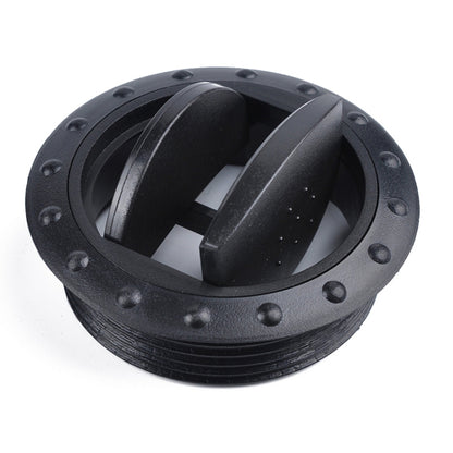 Universal 60mm Round AC Air Outlet Vent for RV Bus Boat Yacht Auto Air Conditioner Vent Replacement Parts Car Accessories(Black) by buy2fix