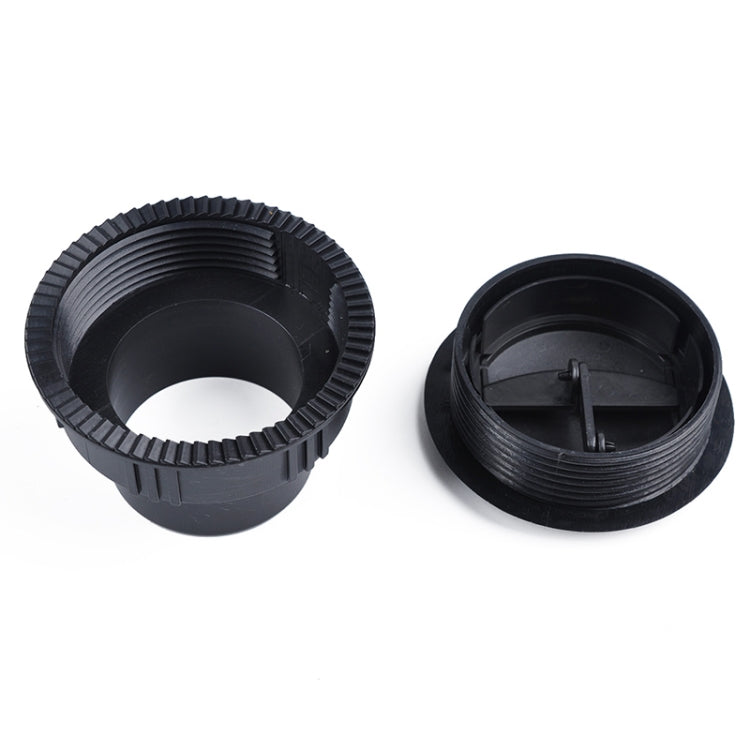 Universal 60mm Round AC Air Outlet Vent for RV Bus Boat Yacht Auto Air Conditioner Vent Replacement Parts Car Accessories(Black) by buy2fix