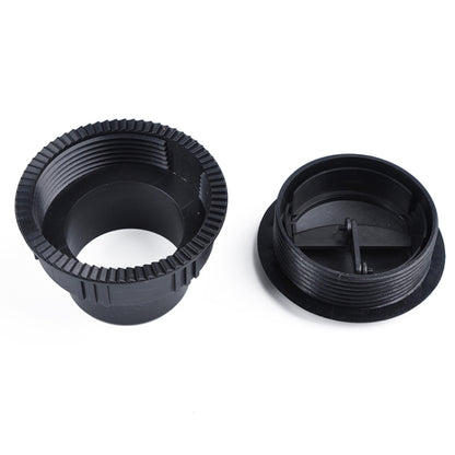 Universal 60mm Round AC Air Outlet Vent for RV Bus Boat Yacht Auto Air Conditioner Vent Replacement Parts Car Accessories(Black) by buy2fix