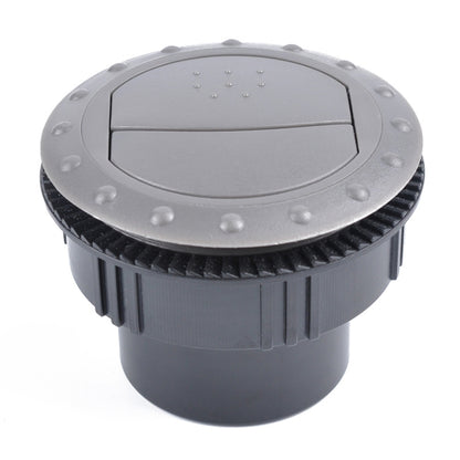Universal 60mm Round AC Air Outlet Vent for RV Bus Boat Yacht Auto Air Conditioner Vent Replacement Parts Car Accessories(Grey) - Air Conditioning System by buy2fix | Online Shopping UK | buy2fix