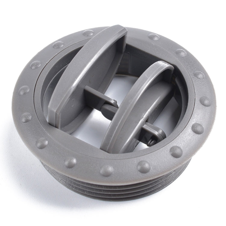 Universal 60mm Round AC Air Outlet Vent for RV Bus Boat Yacht Auto Air Conditioner Vent Replacement Parts Car Accessories(Grey) - Air Conditioning System by buy2fix | Online Shopping UK | buy2fix