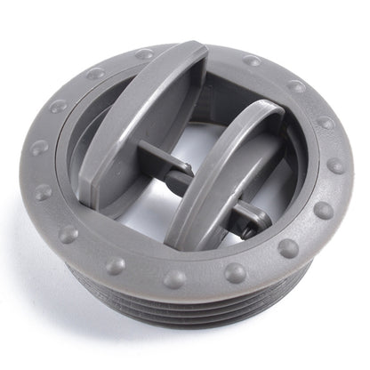 Universal 60mm Round AC Air Outlet Vent for RV Bus Boat Yacht Auto Air Conditioner Vent Replacement Parts Car Accessories(Grey) - Air Conditioning System by buy2fix | Online Shopping UK | buy2fix