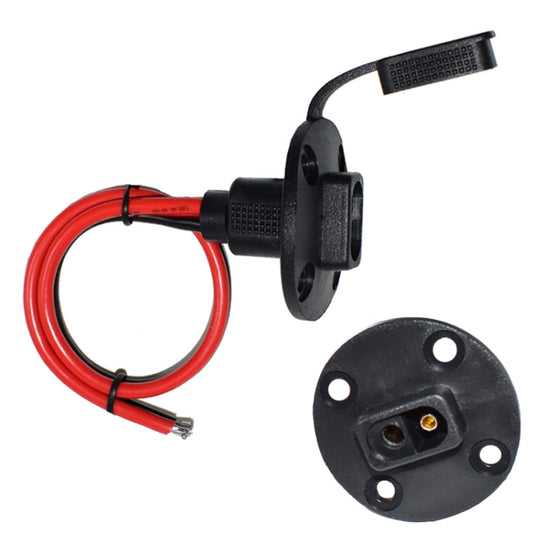 SAE Chassis Prefabricated Power Supply Cord with Dust Cover - DIY Cables by buy2fix | Online Shopping UK | buy2fix