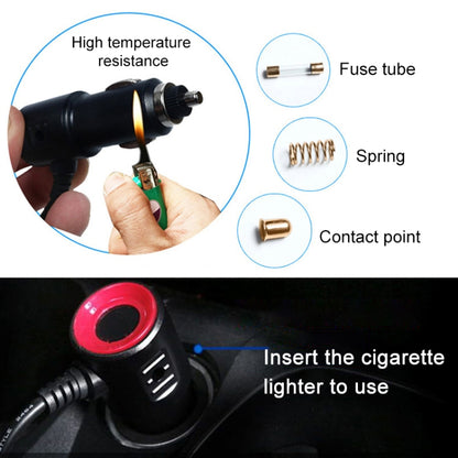 Car 12V Cushion Summer USB Breathable Ice Silk Seat Cover, Eight Fans + Ventilation and Refrigeration (Black) by buy2fix